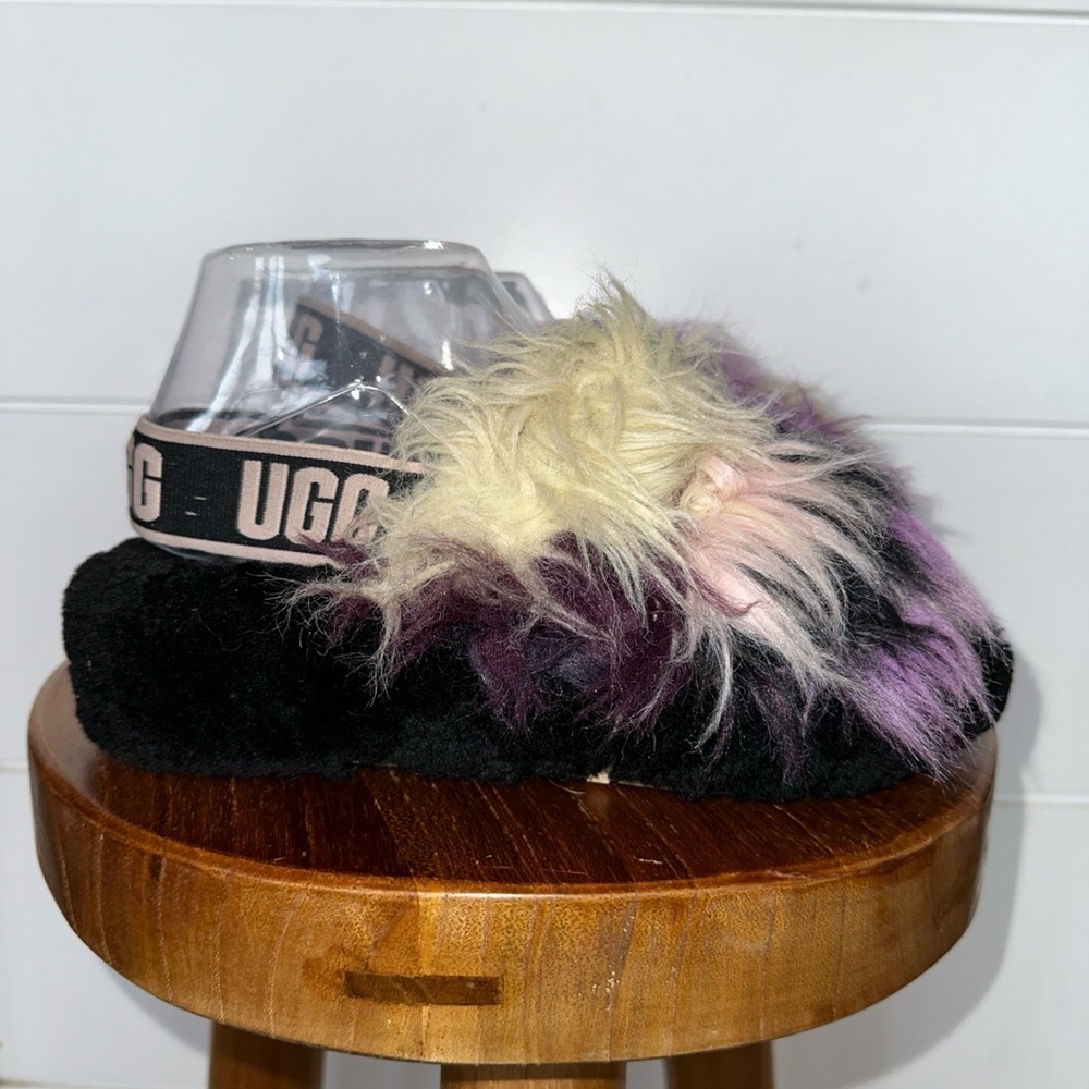 UGG Women's Fluff Yeah Slide TIE DYE Slipper - Magnolia - 1117326 US  Size 6